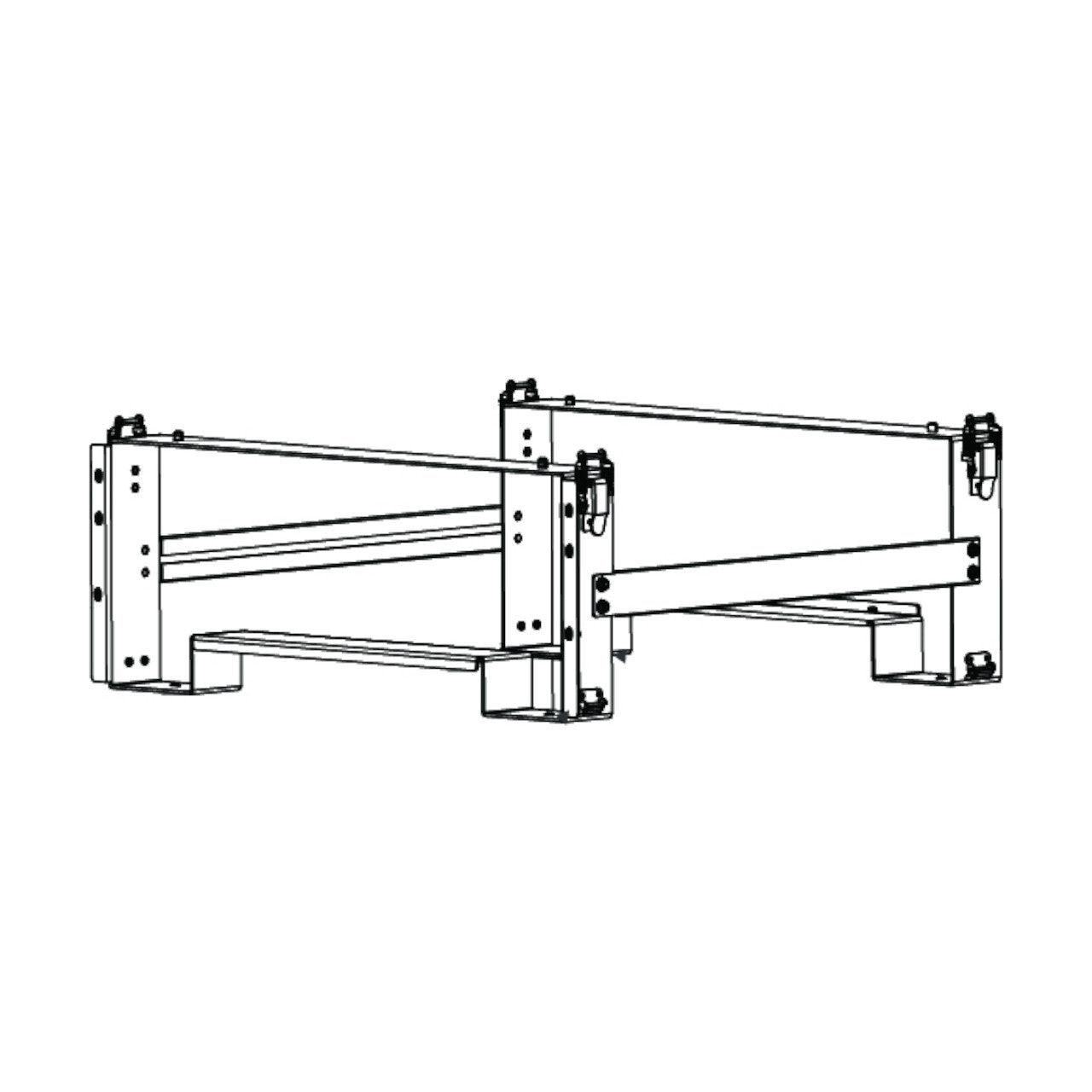 AES RACKMOUNT | QUICK STACK BRACKET SET | SINGLE PACK