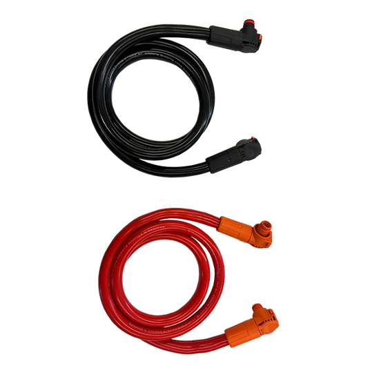 Parallel Battery To Battery Cable Set - (1-Cat6 1.35m, 1-Pos, 1-Neg, 2/0 1.35m)