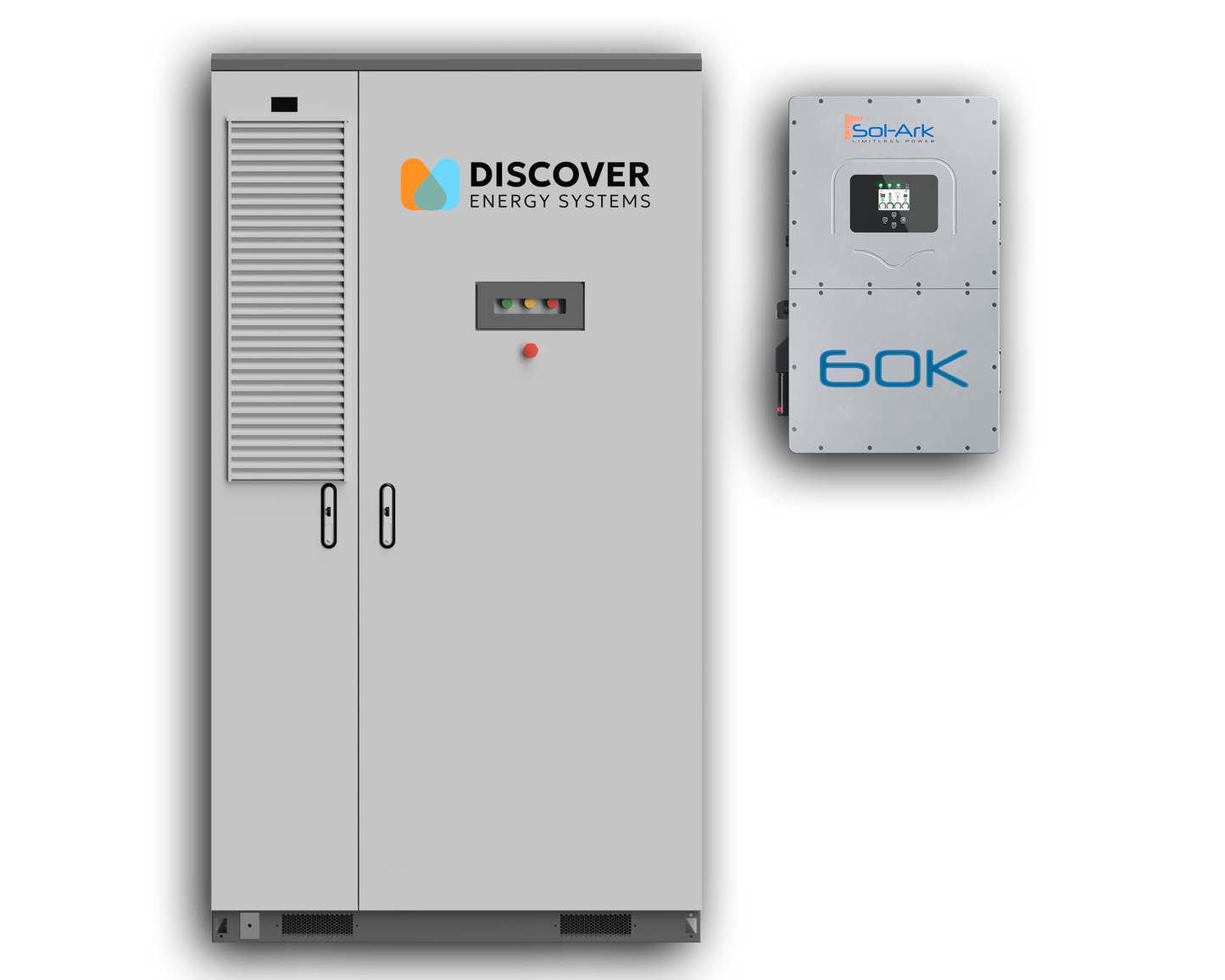 AES 210HV OUTDOOR C&I ENERGY STORAGE 212kWh | Sol-Ark 60K-3P (480V)